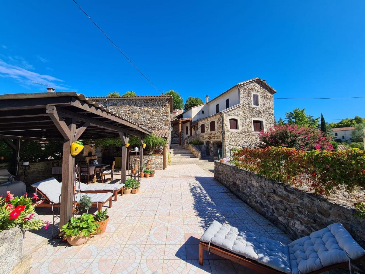Mes Maisons Gardoises, Two Gites Sleeping 13 With Two Private Pools, Kids Room, Laundry, Disco, Free Wifi, Linen And Dog'S Are Welcome Gagnieres Екстер'єр фото