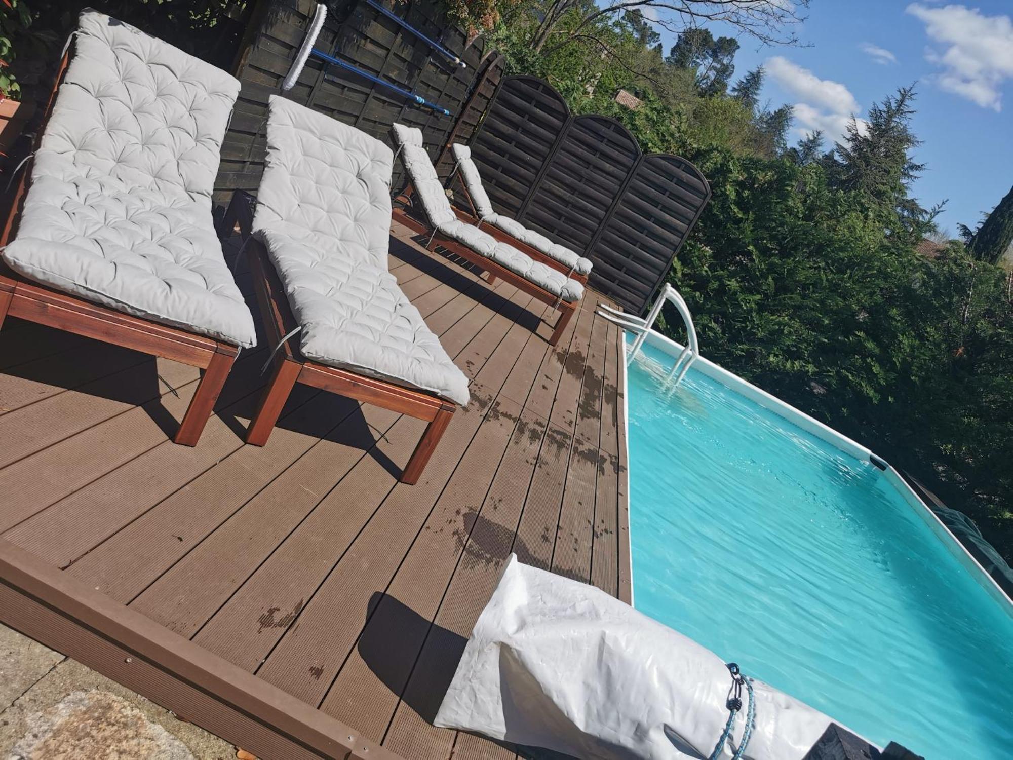 Mes Maisons Gardoises, Two Gites Sleeping 13 With Two Private Pools, Kids Room, Laundry, Disco, Free Wifi, Linen And Dog'S Are Welcome Gagnieres Екстер'єр фото